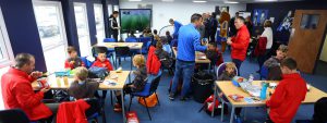 Community hub in action during matchday