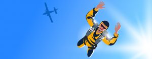 Skydive website banner